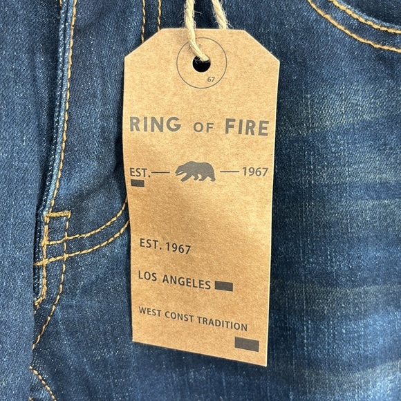 Ring of Fire Slim Fit Dark Wash Jeans Men’s 30” x 30” in Blue New with tags! - Picture 5 of 12